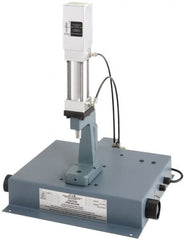 JT&M - 3/4" Ram, 2-1/16" Throat Depth, 660 Lb Pneumatic Arbor Press - 5" Max Work Height x 16" Max Work Width, 18.38" Base Width x 16.12" Base Depth - Makers Industrial Supply