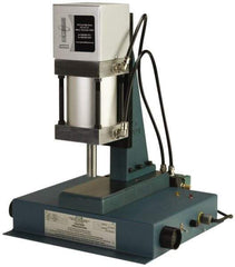 JT&M - 1" Ram, 4-13/16" Throat Depth, 2,350 Lb Pneumatic Arbor Press - 5-3/4" Max Work Height x 14-1/4" Max Work Width, 18.38" Base Width x 18.62" Base Depth - Makers Industrial Supply