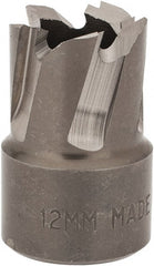 Hougen - 12mm Diam x 1/4" Deep High Speed Steel Annular Cutter - Makers Industrial Supply