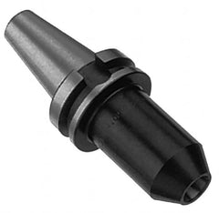 Collis Tool - BT30 Taper Shank 1/4" Hole End Mill Holder/Adapter - 11/16" Nose Diam, 2-3/8" Projection, 1/4-28 Drawbar - Exact Industrial Supply