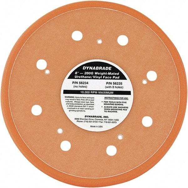 Dynabrade - 8" Diam Adhesive/PSA Disc Backing Pad - Medium Density, 13,000 RPM - Makers Industrial Supply