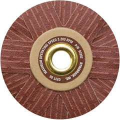 Dynabrade - 4" Diam 150 Grit Coated Sanding Star - Very Fine Grade, Arbor Mount - Makers Industrial Supply