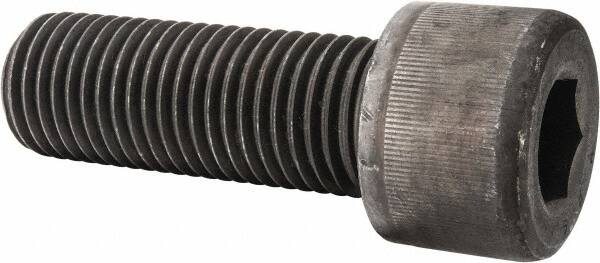 Value Collection - 1-1/4 - 7 UNC Hex Socket Drive, Socket Cap Screw - Alloy Steel, Black Oxide Finish, Fully Threaded, 3-1/2" Length Under Head - Makers Industrial Supply