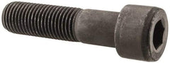 Value Collection - 1-1/4 - 7 UNC Hex Socket Drive, Socket Cap Screw - Alloy Steel, Black Oxide Finish, Partially Threaded, 5" Length Under Head - Makers Industrial Supply