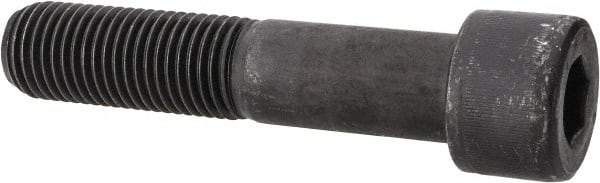 Value Collection - 1-1/4 - 7 UNC Hex Socket Drive, Socket Cap Screw - Alloy Steel, Black Oxide Finish, Partially Threaded, 6" Length Under Head - Makers Industrial Supply