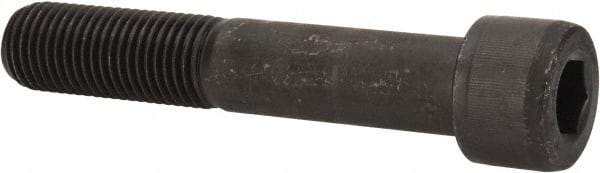 Value Collection - 1-1/4 - 7 UNC Hex Socket Drive, Socket Cap Screw - Alloy Steel, Black Oxide Finish, Partially Threaded, 7" Length Under Head - Makers Industrial Supply