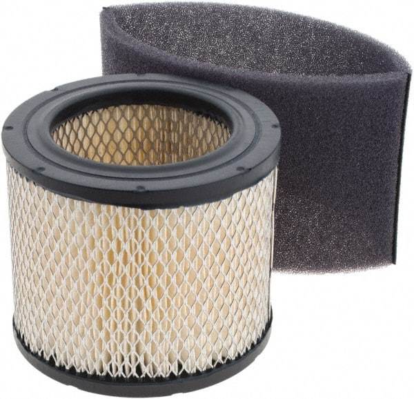 Gast - Air Compressor Filter Element - 4-3/4" High, 3-5/8" ID x 6-5/8" OD, Use with Gast AJ126D Inlet Filter - Makers Industrial Supply