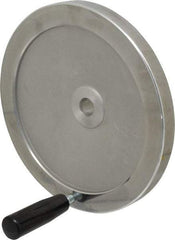 Value Collection - 9.84" Diam, Aluminum Handwheel with Handle - 1.89" Hub Diam - Makers Industrial Supply