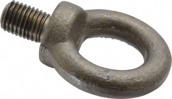 Value Collection - 2 Lb Capacity, Steel, M20x2.50 Thread, Fixed Lifting Eye Bolt - Fully Threaded, 30mm Shank, 30mm Thread Length, Shoulder - Makers Industrial Supply