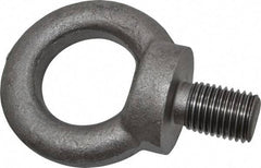 Value Collection - Steel, M30x3.50 Thread, Fixed Lifting Eye Bolt - Fully Threaded, 45mm Shank, 45mm Thread Length, Shoulder - Makers Industrial Supply