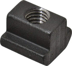 HALDER - M5 Tapped Through T Slot Nut - 5.6mm Slot Width, 10 x 4mm Base Width x Height, 10 x 8mm OAL x Height - Makers Industrial Supply