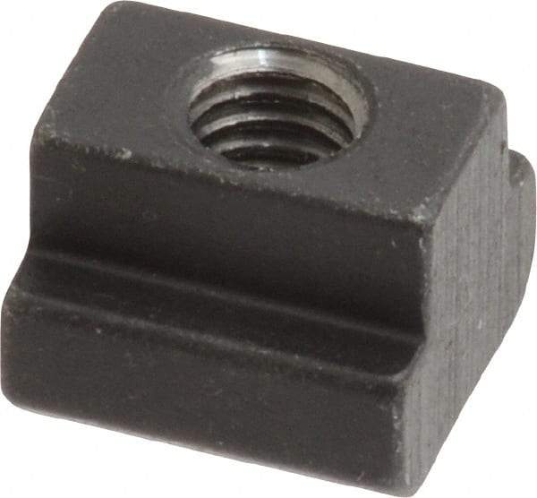 HALDER - M6 Tapped Through T Slot Nut - 7.6mm Slot Width, 13 x 6mm Base Width x Height, 13 x 10mm OAL x Height - Makers Industrial Supply