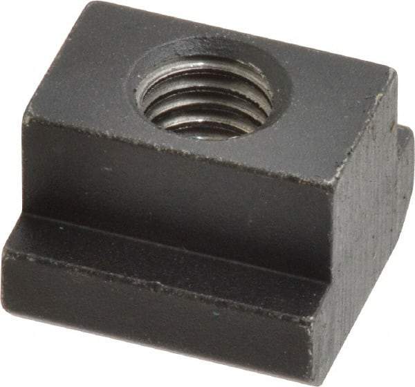 HALDER - M10 Tapped Through T Slot Nut - 13.6mm Slot Width, 22 x 8mm Base Width x Height, 22 x 16mm OAL x Height - Makers Industrial Supply