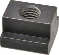 HALDER - M12 Tapped Through T Slot Nut - 17.6mm Slot Width, 28 x 10mm Base Width x Height, 28 x 20mm OAL x Height - Makers Industrial Supply