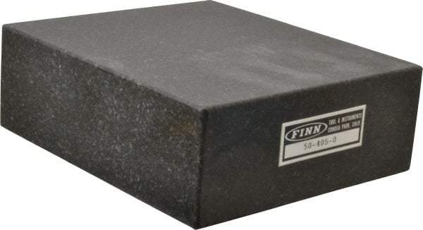 Made in USA - 6" Long x 5" Wide x 2" Thick, Granite Inspection Surface Plate - B Grade - Makers Industrial Supply