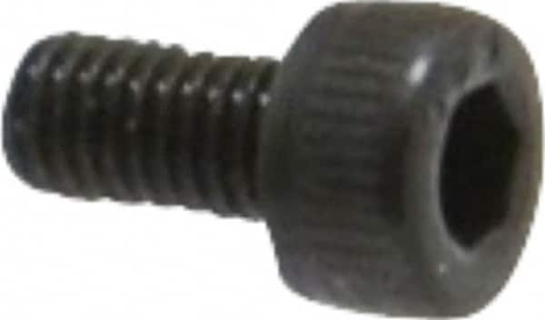 Value Collection - M3x0.50 Metric Coarse Hex Socket Drive, Socket Cap Screw - Grade 12.9 Alloy Steel, Black Oxide Finish, Fully Threaded, 6mm Length Under Head - Makers Industrial Supply