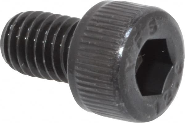 Value Collection - M5x0.80 Metric Coarse Hex Socket Drive, Socket Cap Screw - Grade 12.9 Alloy Steel, Black Oxide Finish, Fully Threaded, 8mm Length Under Head - Makers Industrial Supply