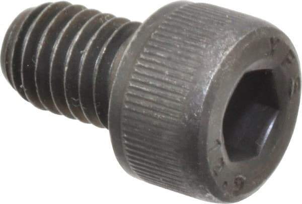 Value Collection - M8x1.25 Metric Coarse Hex Socket Drive, Socket Cap Screw - Grade 12.9 Alloy Steel, Black Oxide Finish, Fully Threaded, 12mm Length Under Head - Makers Industrial Supply