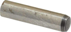 Value Collection - 6mm Diam x 25mm Pin Length Alloy Steel Standard Dowel Pin - C 58-62 Hardness, 13,300 Lb Breaking Strength, 1 Rounded End - Makers Industrial Supply