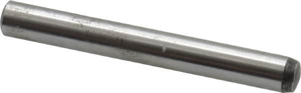 Value Collection - 6mm Diam x 50mm Pin Length Alloy Steel Standard Dowel Pin - C 58-62 Hardness, 13,300 Lb Breaking Strength, 1 Rounded End - Makers Industrial Supply