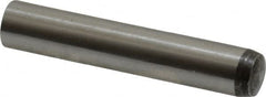 Value Collection - 8mm Diam x 45mm Pin Length Alloy Steel Standard Dowel Pin - C 58-62 Hardness, 23,700 Lb Breaking Strength, 1 Rounded End - Makers Industrial Supply