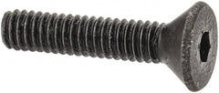 Value Collection - #1-72 UNF Hex Socket Drive, 82° Flat Screw - Alloy Steel, Black Oxide Finish, Fully Threaded, 3/8" OAL - Makers Industrial Supply