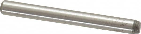 Value Collection - 3/32" Diam x 7/8" Pin Length Alloy Steel Standard Dowel Pin - C 50-58 Hardness, 1,800 Lb Breaking Strength, 1 Beveled & 1 Rounded End - Makers Industrial Supply