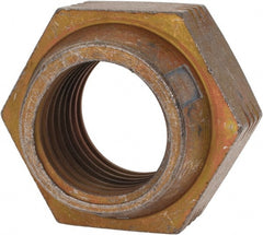 Made in USA - 1-1/2 - 6 UNC Grade L9 Hex Lock Nut with Distorted Thread - Makers Industrial Supply