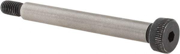 Value Collection - 6mm Shoulder Diam x 50mm Shoulder Length, M5x0.8 Metric Coarse, Hex Socket Shoulder Screw - 12.9 Alloy Steel, Uncoated, 4.32 to 4.5mm Head Height x 9.78 to 10mm Head Diam - Makers Industrial Supply