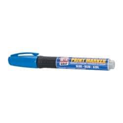 Super Met-Al - Blue Paint Marker - Oil Based Paint - Makers Industrial Supply