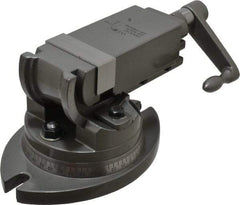 Wilton - 2" Jaw Width, 2" Jaw Opening Capacity, 2-Way Angle Swivel Machine Vise - Manual Operation, 1 Station, 8-29/32" Long x 5" High x 15/16" Deep, Alloy Steel - Makers Industrial Supply