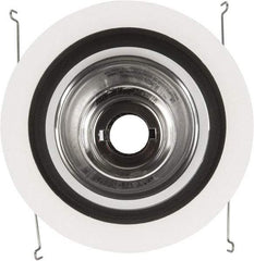 Cooper Lighting - 7-1/4 Inch Wide, Water Resistant, White Fixture Baffle Trim - Metal, UL/cUL Wet Location Listed - Makers Industrial Supply