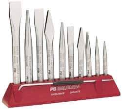 Value Collection - 5-1/8" OAL x 13/64" Blade Width Cross Chisel - 25/64" Stock - Makers Industrial Supply