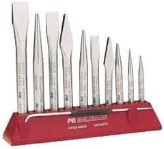 Value Collection - 6-1/2" OAL x 9/32" Blade Width Cross Chisel - 15/32" Stock - Makers Industrial Supply