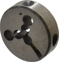 Interstate - #1-56 UNS Thread, 13/16" Outside Diam High Speed Steel Round Die - Right Hand Thread, Adjustable - Exact Industrial Supply