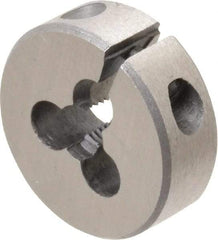 Interstate - #8-40 UNS Thread, 13/16" Outside Diam High Speed Steel Round Die - Right Hand Thread, Adjustable - Exact Industrial Supply