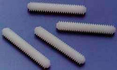 Micro Plastics - 5/16-18 1" OAL Fully Threaded Stud - Nylon, Nylon Finish - Makers Industrial Supply