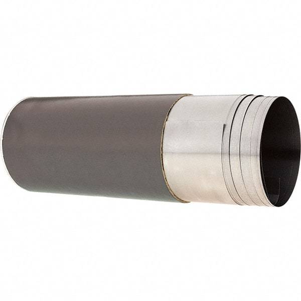 Made in USA - 2.50 m Long x 150 mm Wide x 0.1 mm Thick, Roll Shim Stock - Steel - Makers Industrial Supply