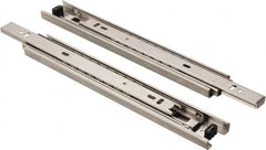 Sugatsune - 9-27/32" Slide Length, 9-9/16" Travel Length, Stainless Steel Ball Bearing Slide - 92 Lb Capacity at Full Extension - Makers Industrial Supply