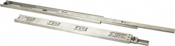 Sugatsune - 15-3/4" Slide Length, 16" Travel Length, Stainless Steel Ball Bearing Slide - 79 Lb Capacity at Full Extension - Makers Industrial Supply