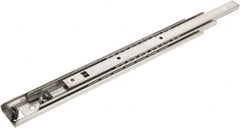 Sugatsune - 15-3/4" Slide Length, 17-1/8" Travel Length, Stainless Steel Ball Bearing Slide - 236 Lb Capacity at Full Extension - Makers Industrial Supply