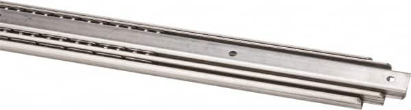 Sugatsune - 27-9/16" Slide Length, 28-3/4" Travel Length, Stainless Steel Ball Bearing Slide - 155 Lb Capacity at Full Extension - Makers Industrial Supply