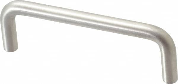 Sugatsune - 5/16" Handle Diam, Satin Finish Stainless Steel Drawer Pull - 1-11/32" Projection, 3-1/2" Center to Center, 316 Grade, 3-13/16" Wide - Makers Industrial Supply