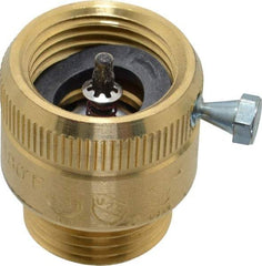 Watts - 125 Max psi, Brass, Hose Connection Vacuum Breaker - EPDM Seal, Stainless Steel Spring, FIP X Hose End Connections - Makers Industrial Supply