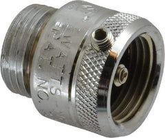 Watts - 125 Max psi, Chrome Plated Brass, Hose Connection Vacuum Breaker - EPDM Seal, Stainless Steel Spring, FIP X Hose End Connections - Makers Industrial Supply