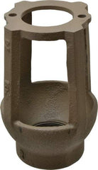 Watts - 1-1/4 to 3" Fit, 4-3/8" Diam, Air Gap Drain - 6-3/4" High, Cast Iron - Makers Industrial Supply