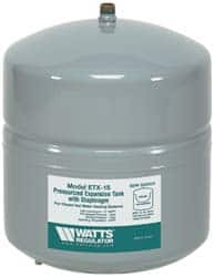 Watts - 2.5 Gallon Capacity, 4.5 Gallon Tank, 11 Inch Diameter, 14 Inch High, 1/2 Inch Port, Expansion Tank - Steel, Polymer Coating - Makers Industrial Supply