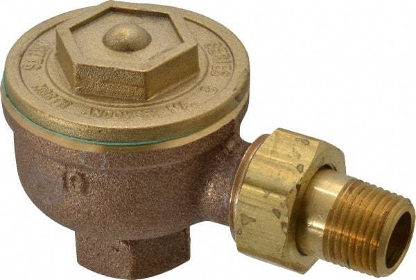 Watts - 2 Port, 1/2" Pipe, Cast Iron Thermostatic Steam Trap - 25 Max psi - Makers Industrial Supply