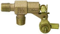 Watts - 3/8" Pipe, Bronze, Mechanical Float Valve - 125 psi, MPT x MPT End Connections - Makers Industrial Supply