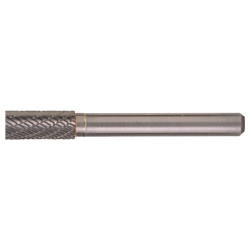 SA-6 Double Cut Solid Carbide Bur-Cylindrical without End Cut - Exact Industrial Supply